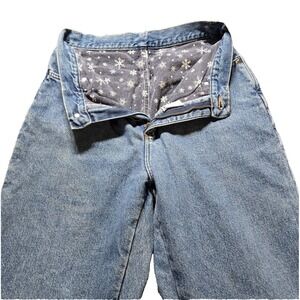 Vintage‎ LL Bean Jeans Mens 28x31 Double L Relaxed Fit Fleece Lined Straight Leg